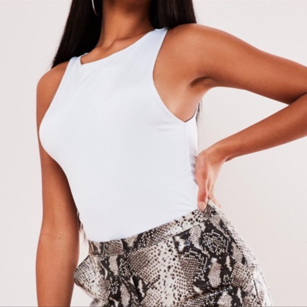 Missguided White Bodysuit